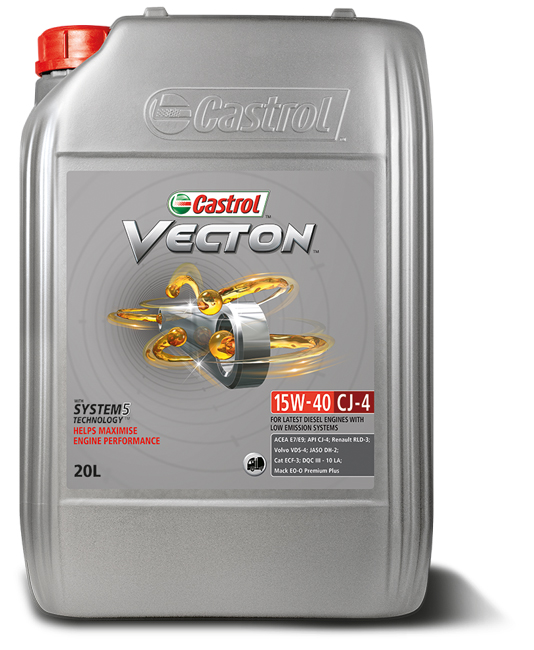 Huile CASTROL VECTON 15w40 CJ4